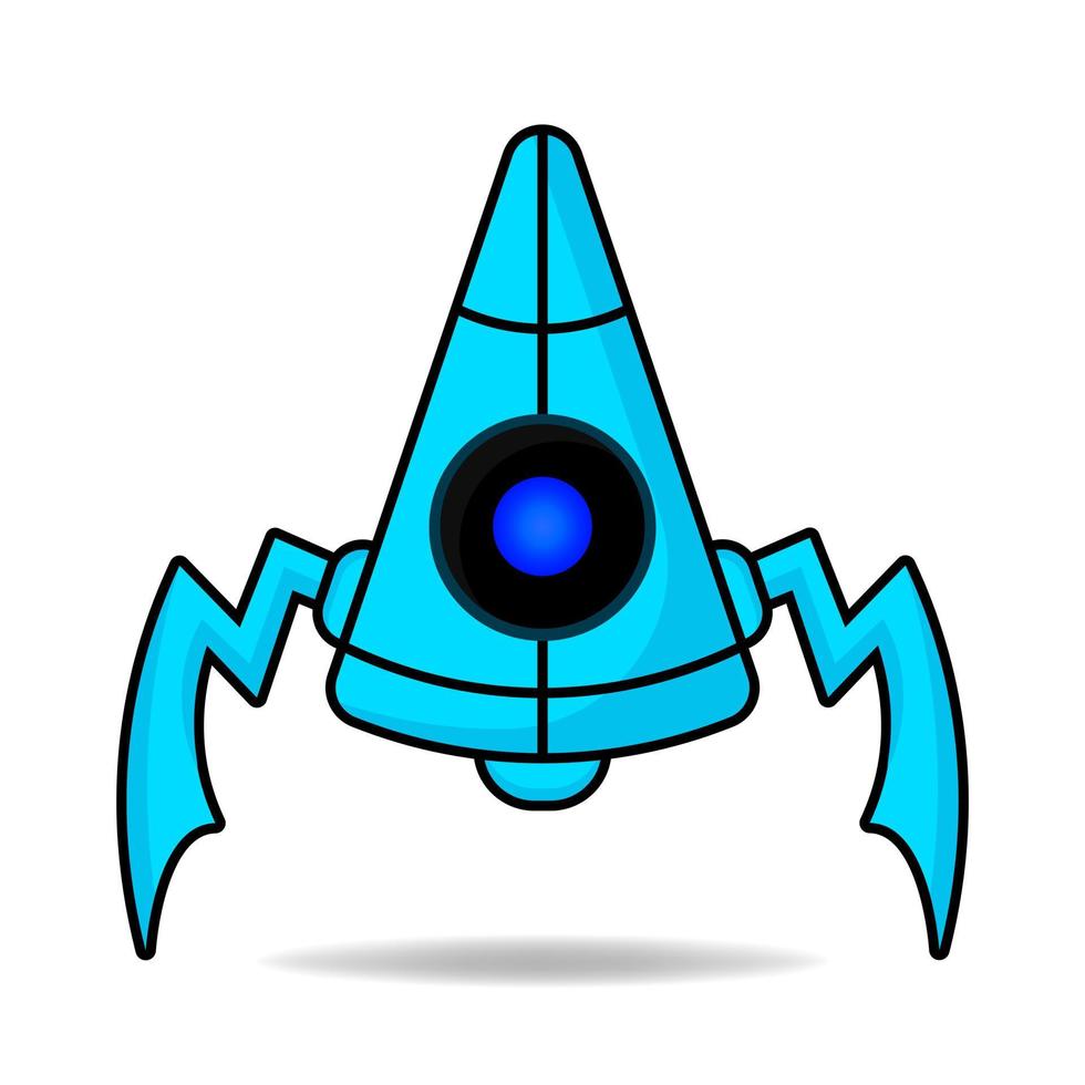 vector robot design mascot kawaii