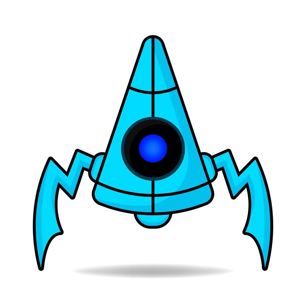 vector robot design mascot kawaii