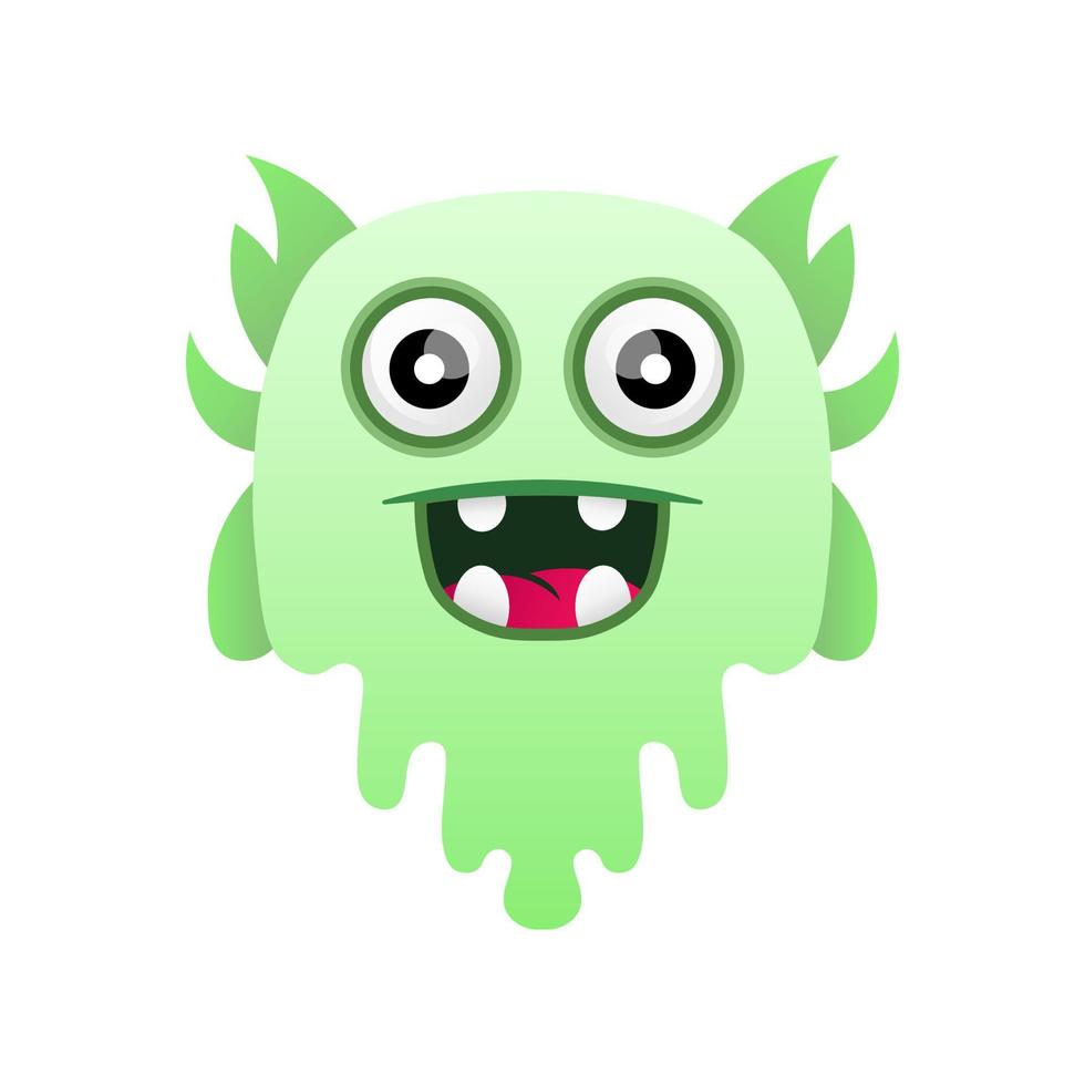cute monster colorful vector design mascot