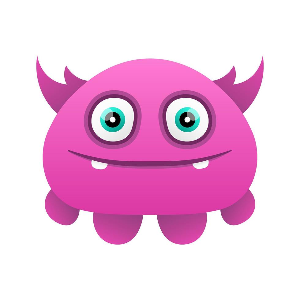 cute vector illustration monster design