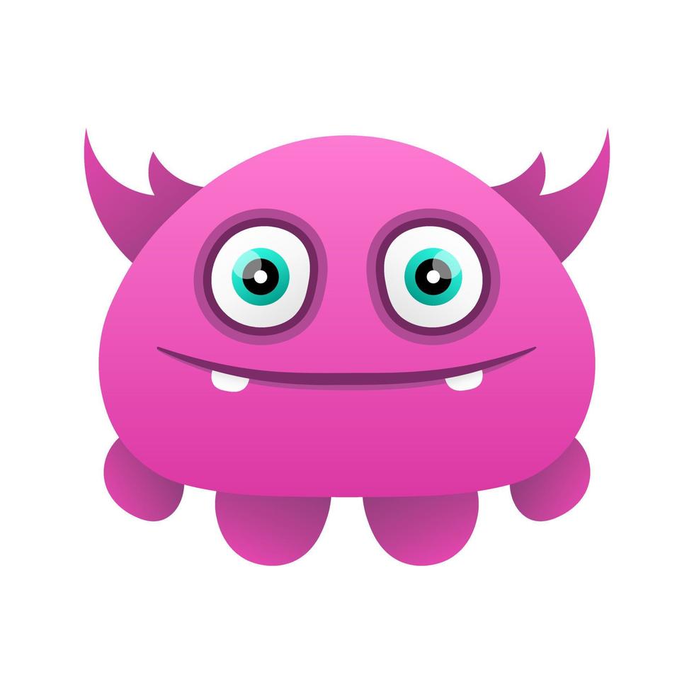 cute vector illustration monster design