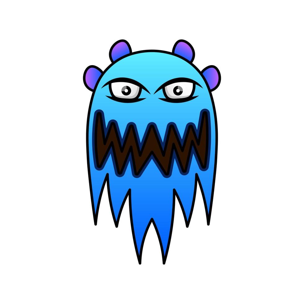 cute vector monsters design mascot kawaii