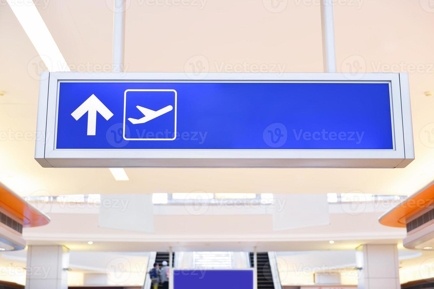 Sign in airport photo