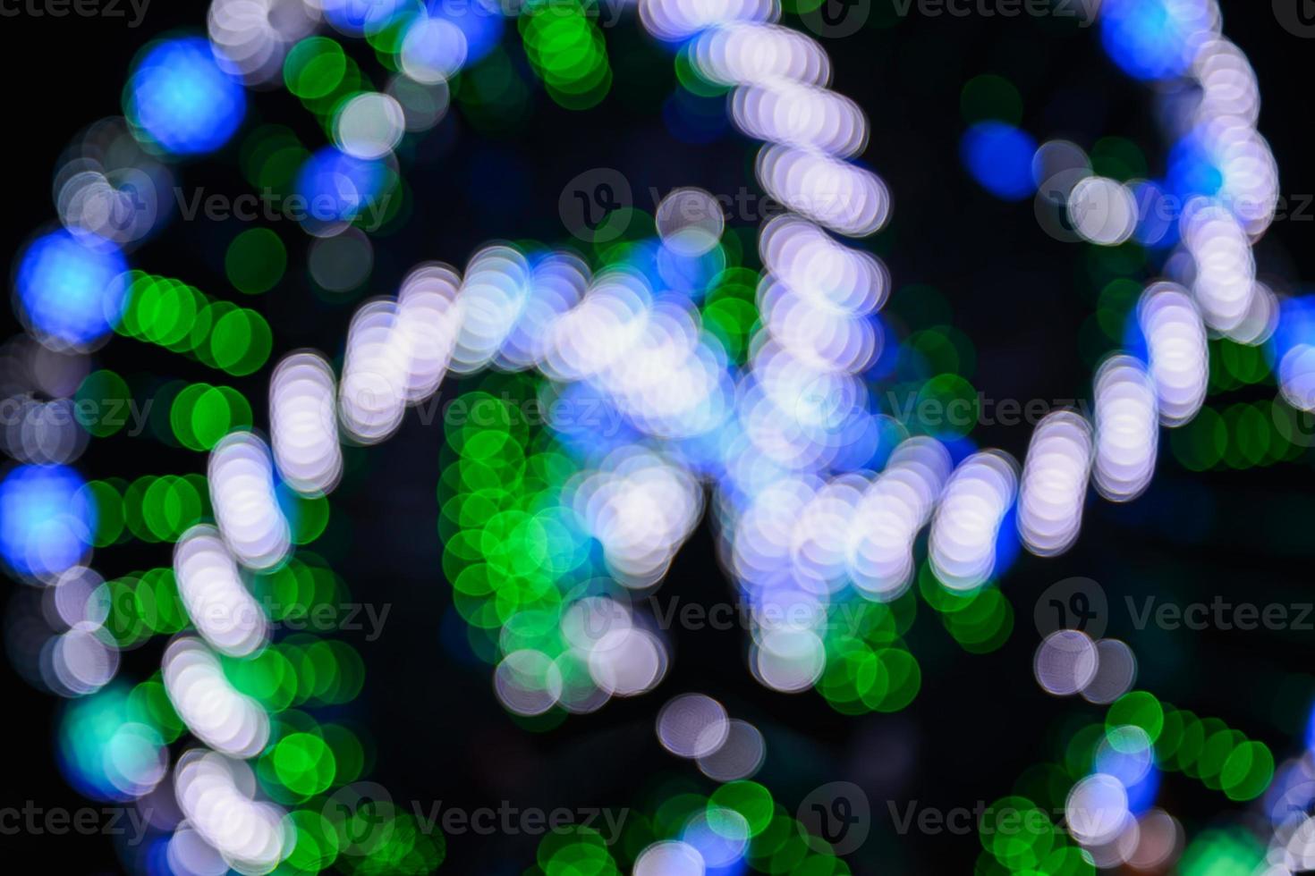 Abstract circular bokeh background photo
