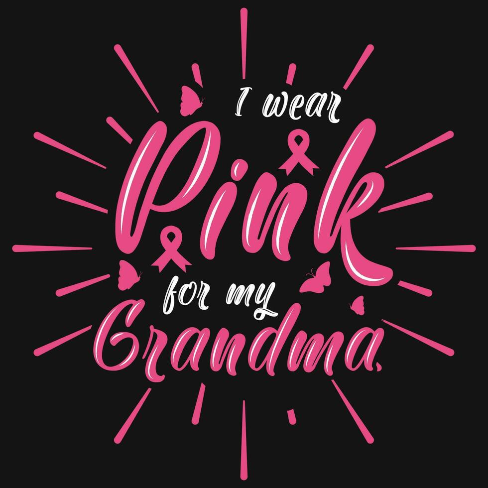 Brest cancer awareness tshirt design vector design