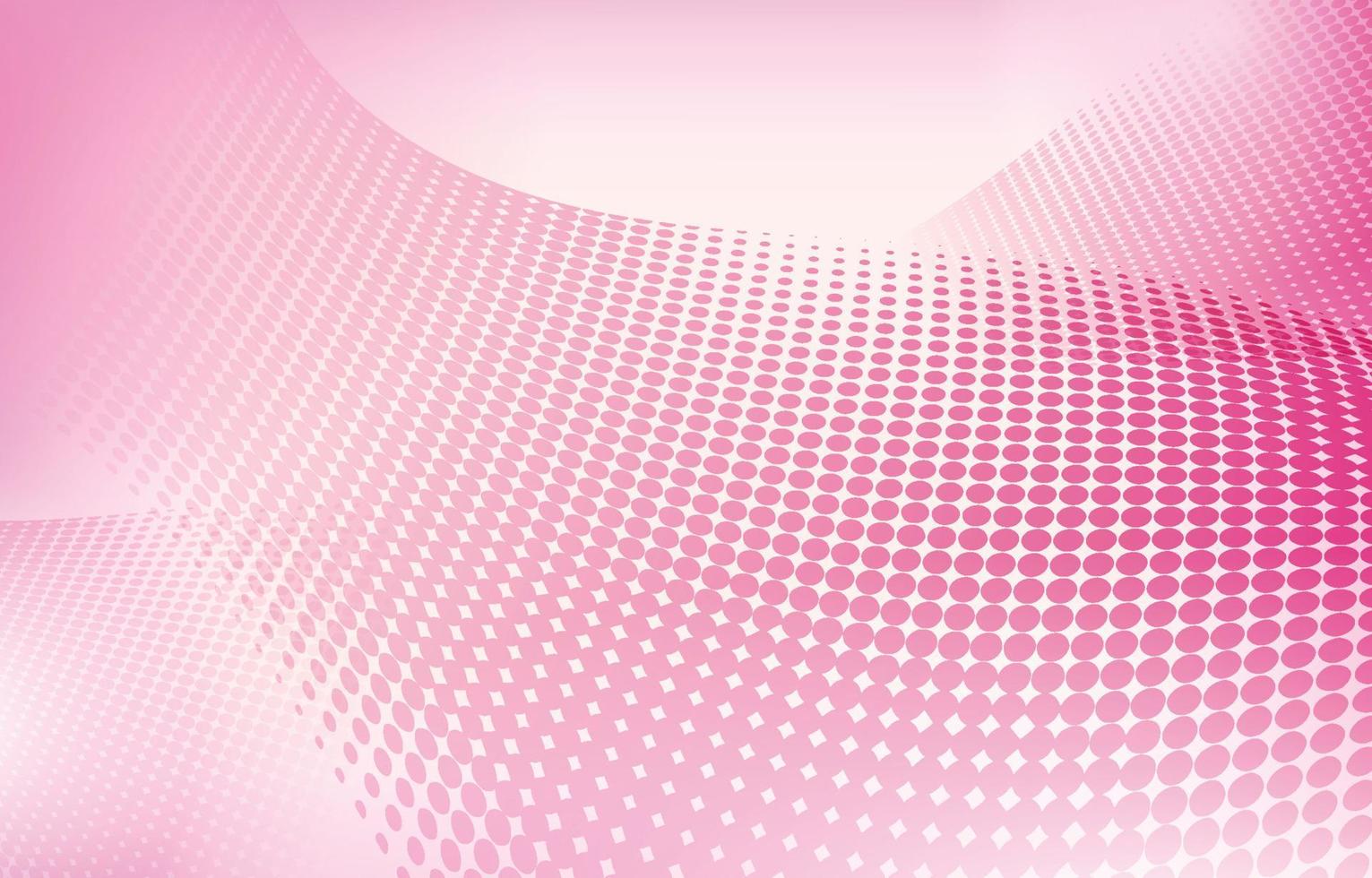 Retro Pink Halftone Background vector