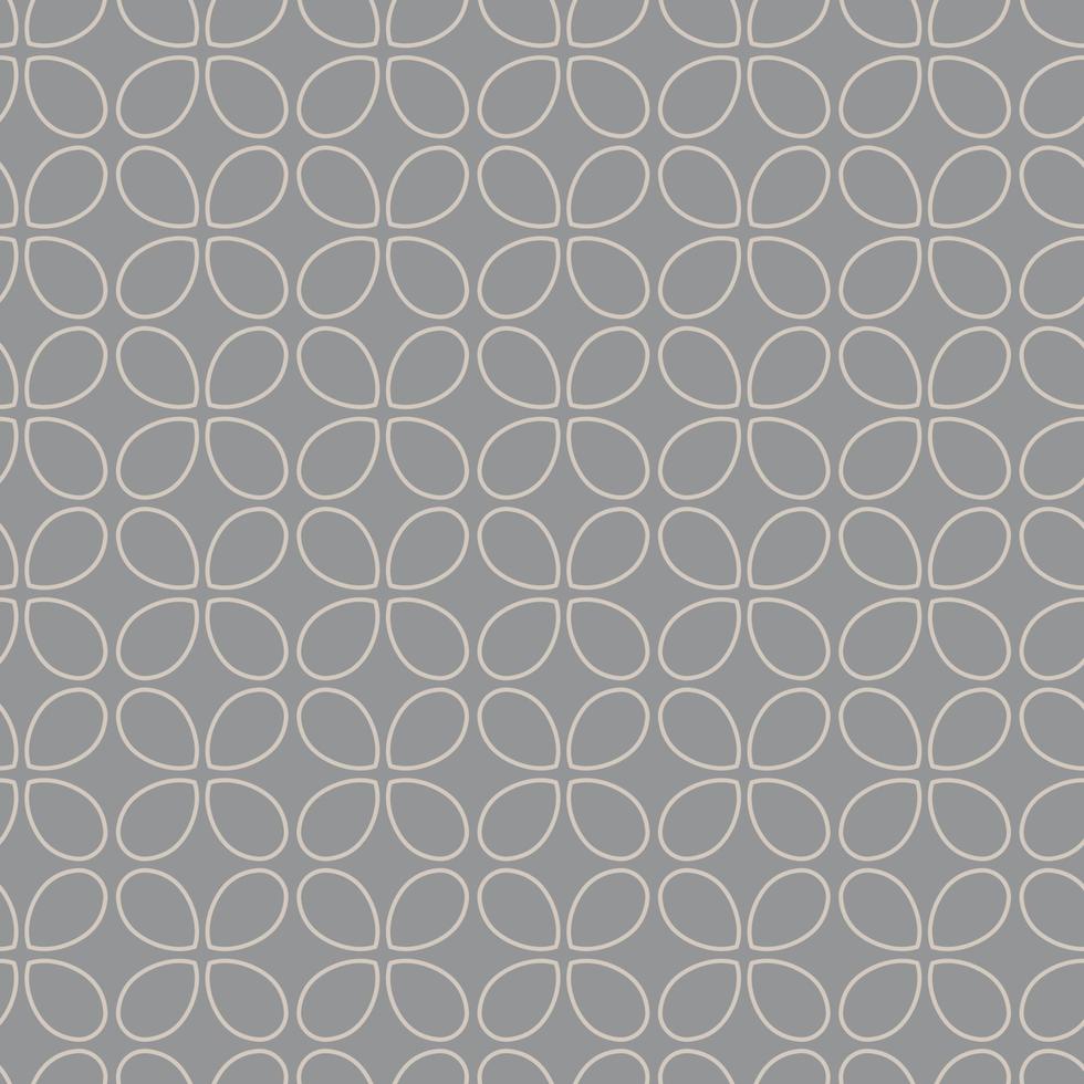 Modern vector seamless illustration. Floral pattern on a gray background. Ornamental pattern for flyers, typography, wallpapers, backgrounds