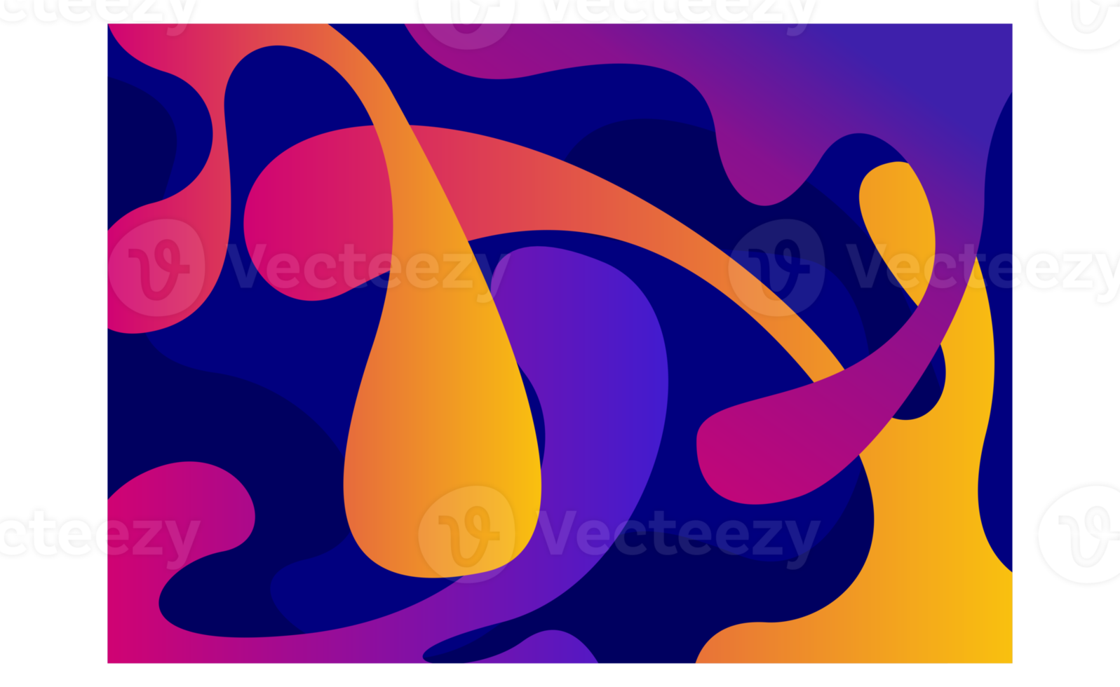 Abstract Liquid With Gradation Color Background png