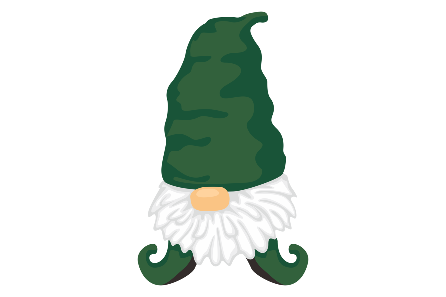 Adorable Christmas Gnome Cartoon png