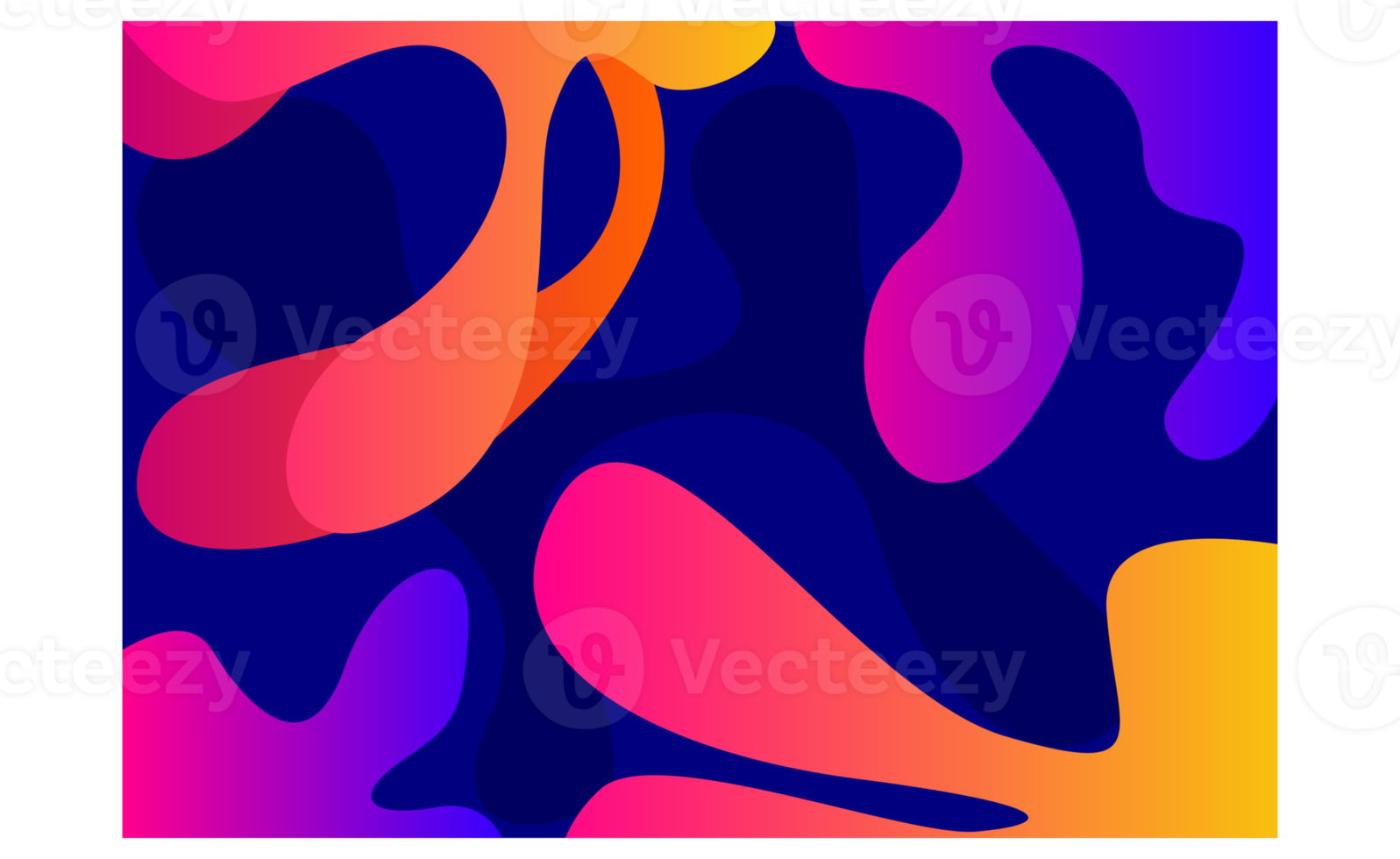 Abstract Liquid With Gradation Color Background png