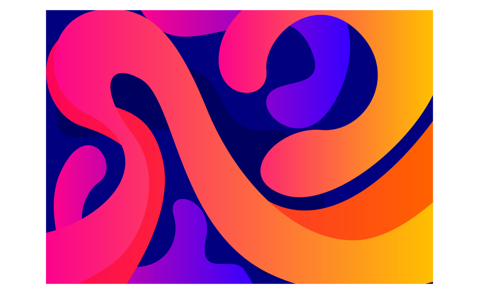 Abstract Modern Futuristic Multicolor Waving Background png