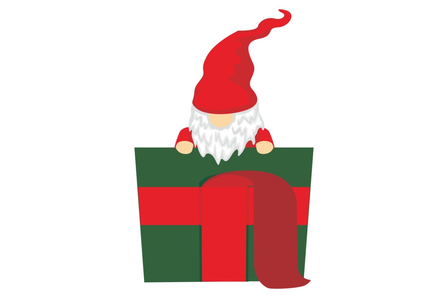 Cute Gnome In A Gift Box 22034137 PNG escape-by-smart-box-luxury-gift-box-on-behance