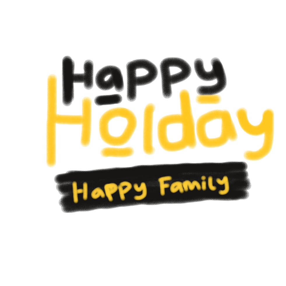feriado citações - feliz feriado feliz família png