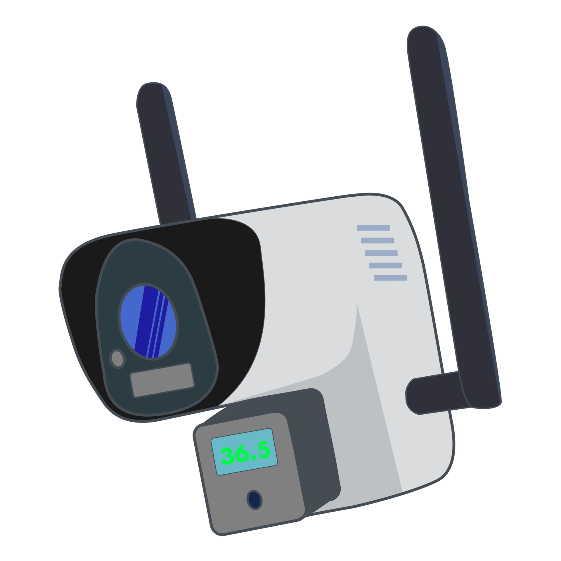 CCTV or Thermal Camera and Fever Screening. hitechnology to check