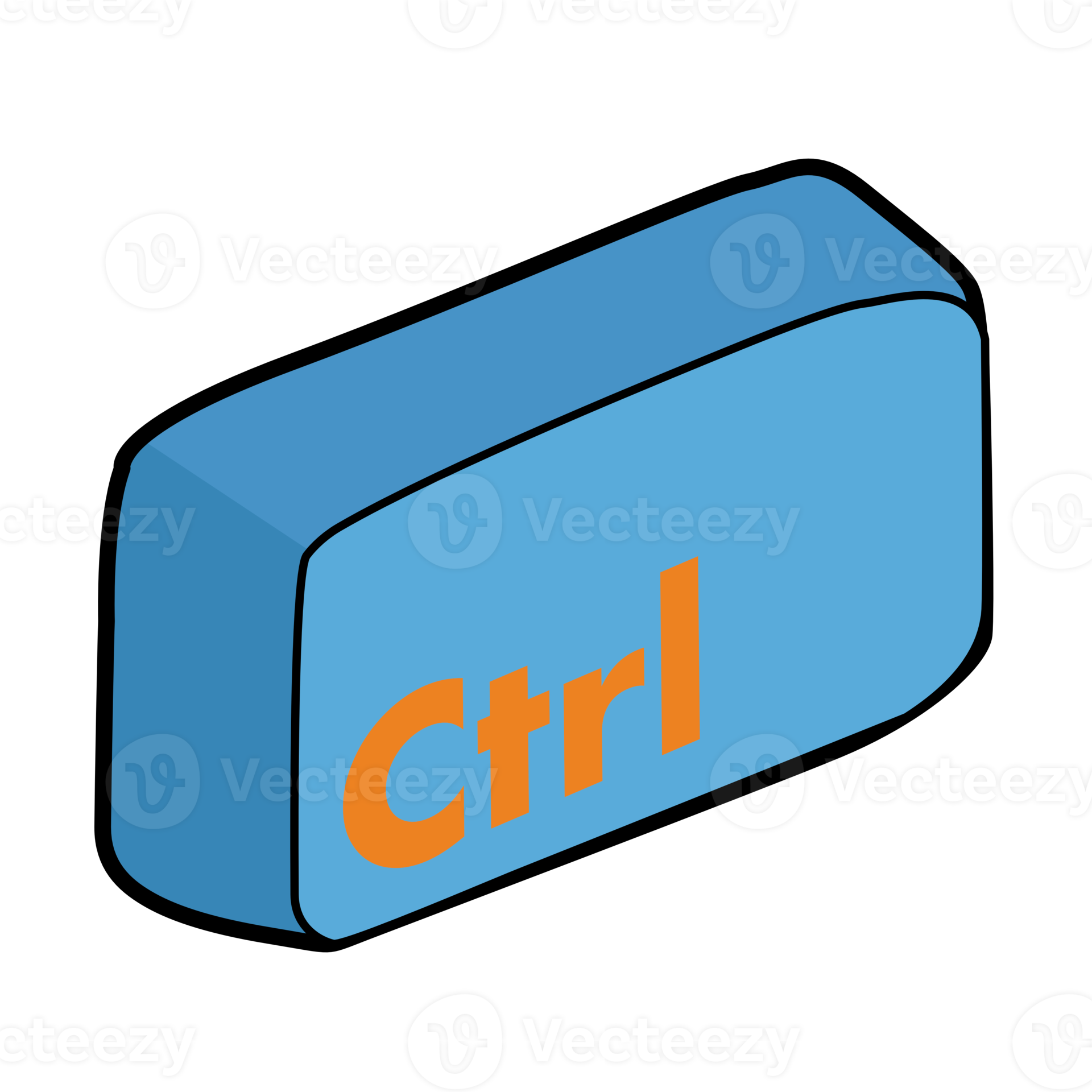 Blue Ctrl keyboard buttons, key shortcut. computer icons, 22034219 PNG