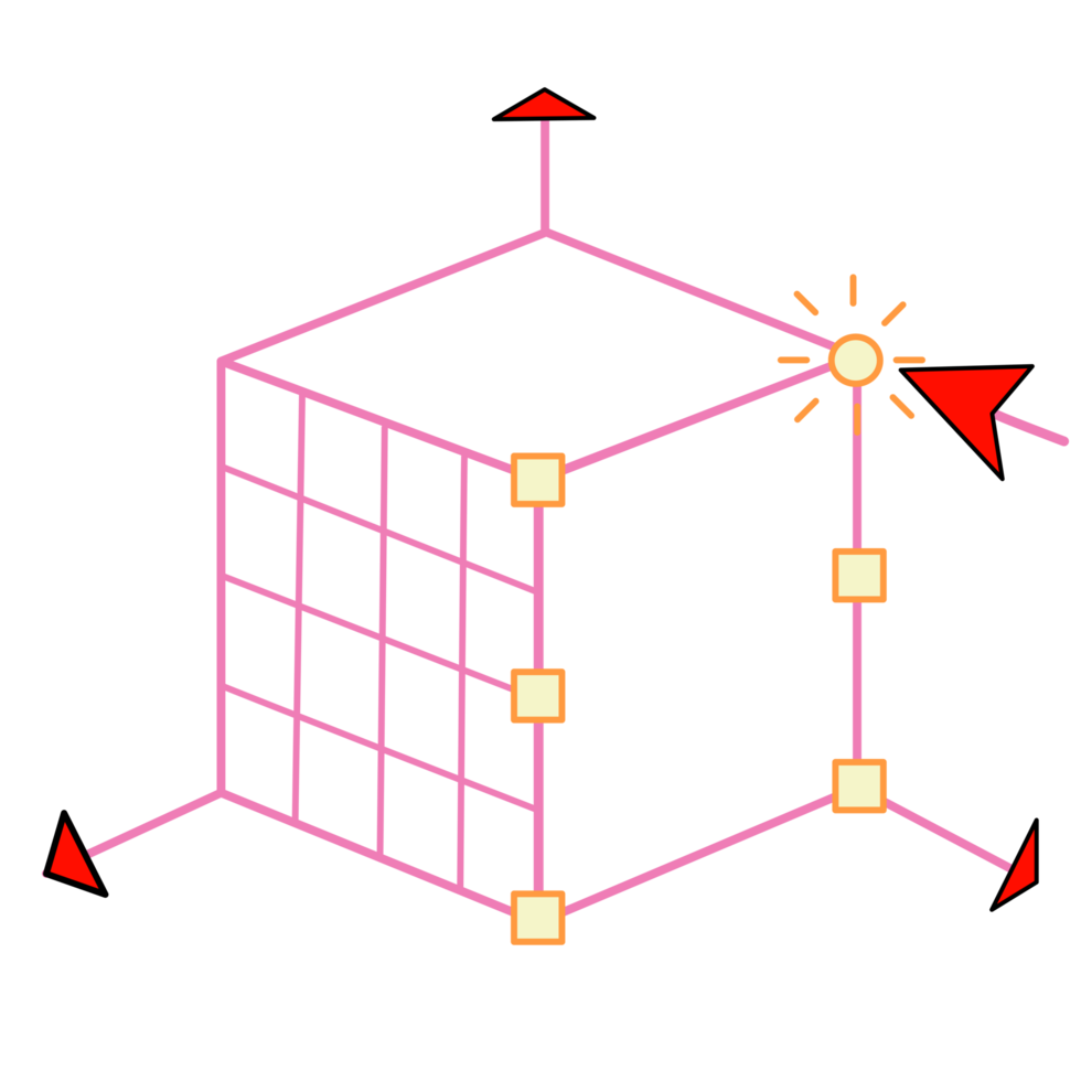 transparente cubo para tu gráfico diseño. 3d caja ilustración. png