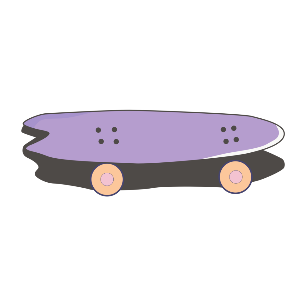 pink surf skate png