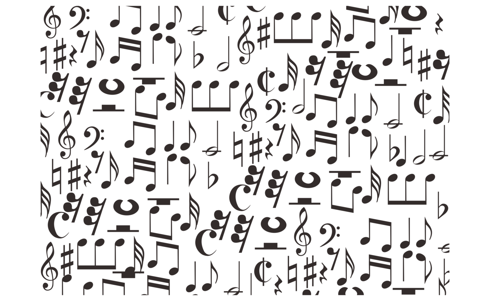 Musik- Ton Muster Hintergrund Design png