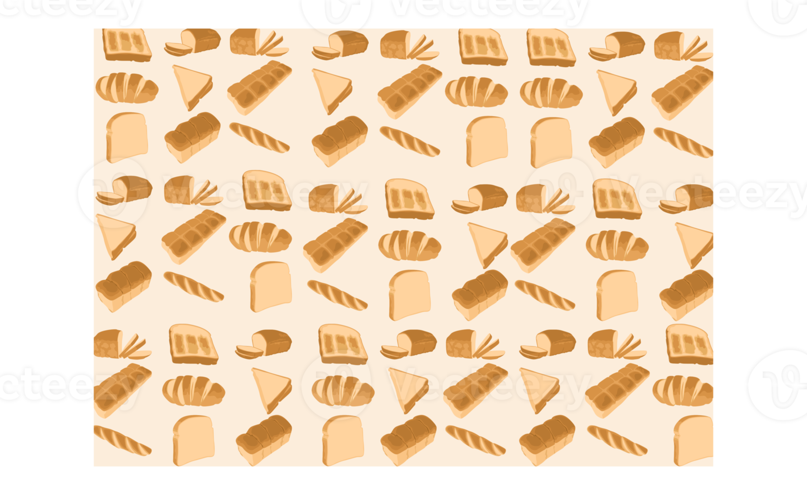 Bread Pattern Background Design png