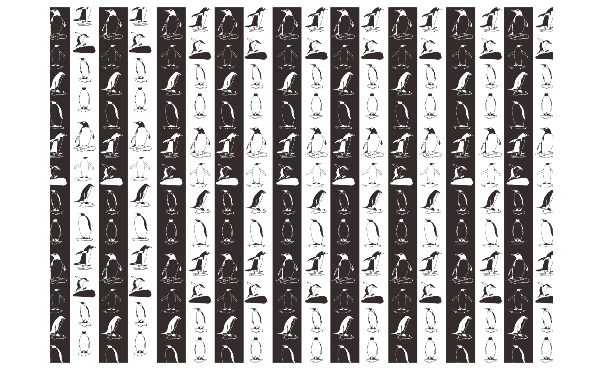 penguin-pattern-background-design-22034289-png