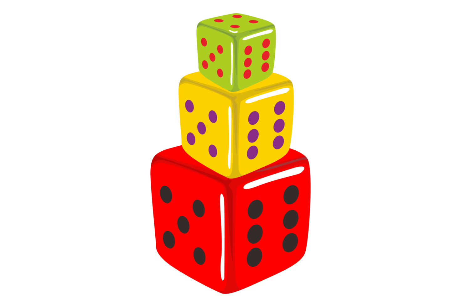 spel gereedschap - Dobbelsteen stack png