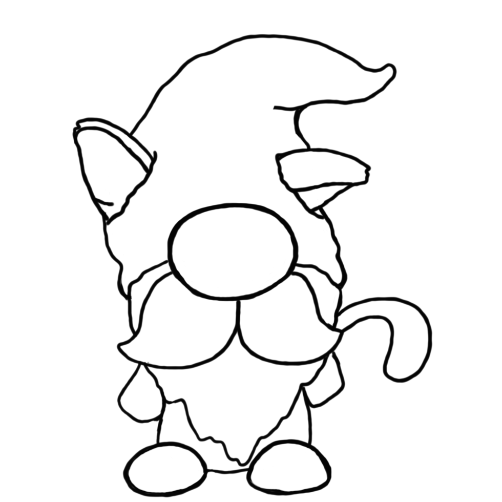 Cute Cat Gnomes png