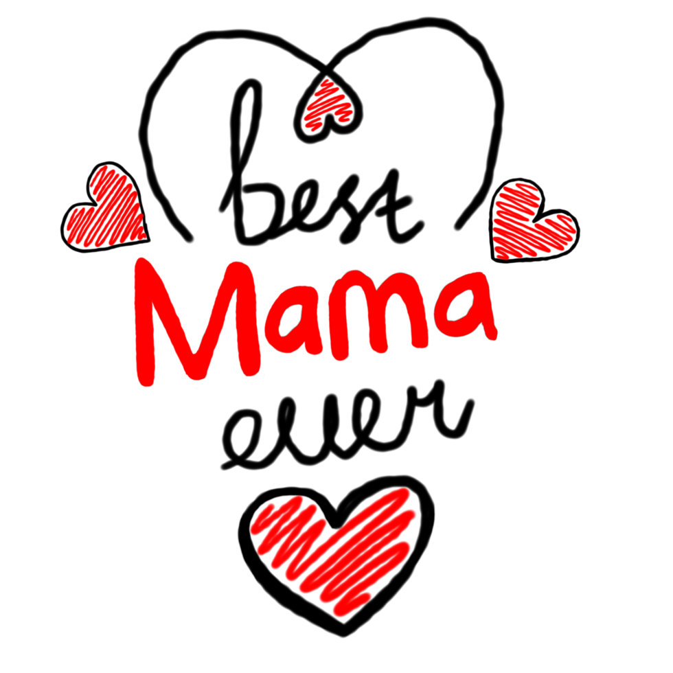 moeder dag - het beste mama ooit png