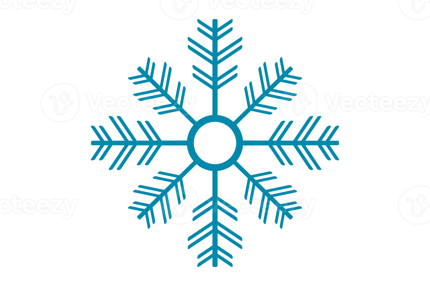 Winter - Snowflake Art png