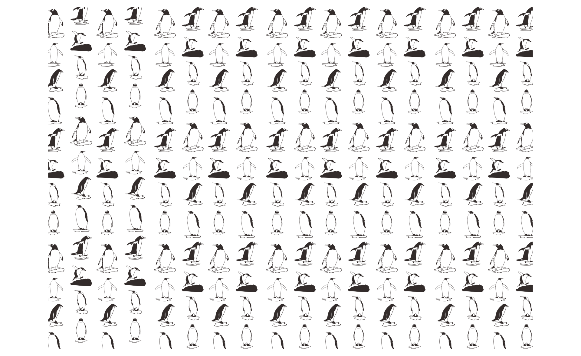 penguin-pattern-background-design-22034550-png