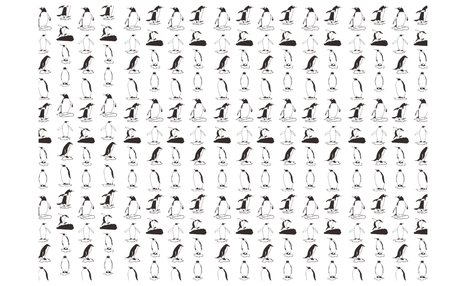 Pinguin Muster Hintergrund Design png