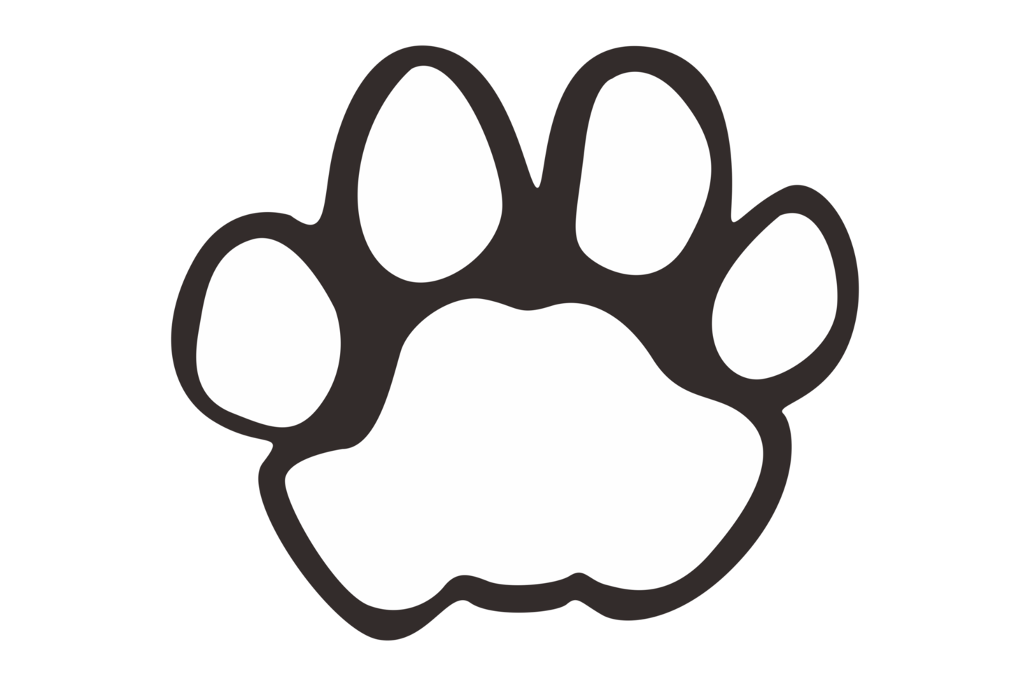 perro y gato pata png