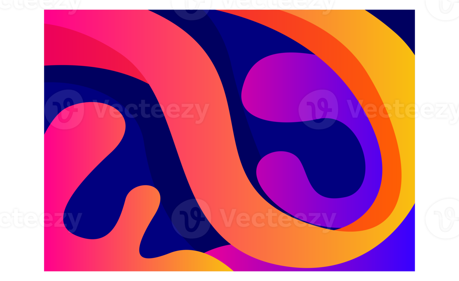 Abstract Liquid With Gradation Color Background png