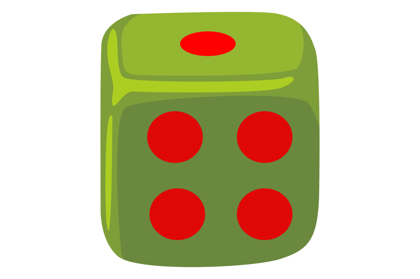 Jeu outil - vert dé png