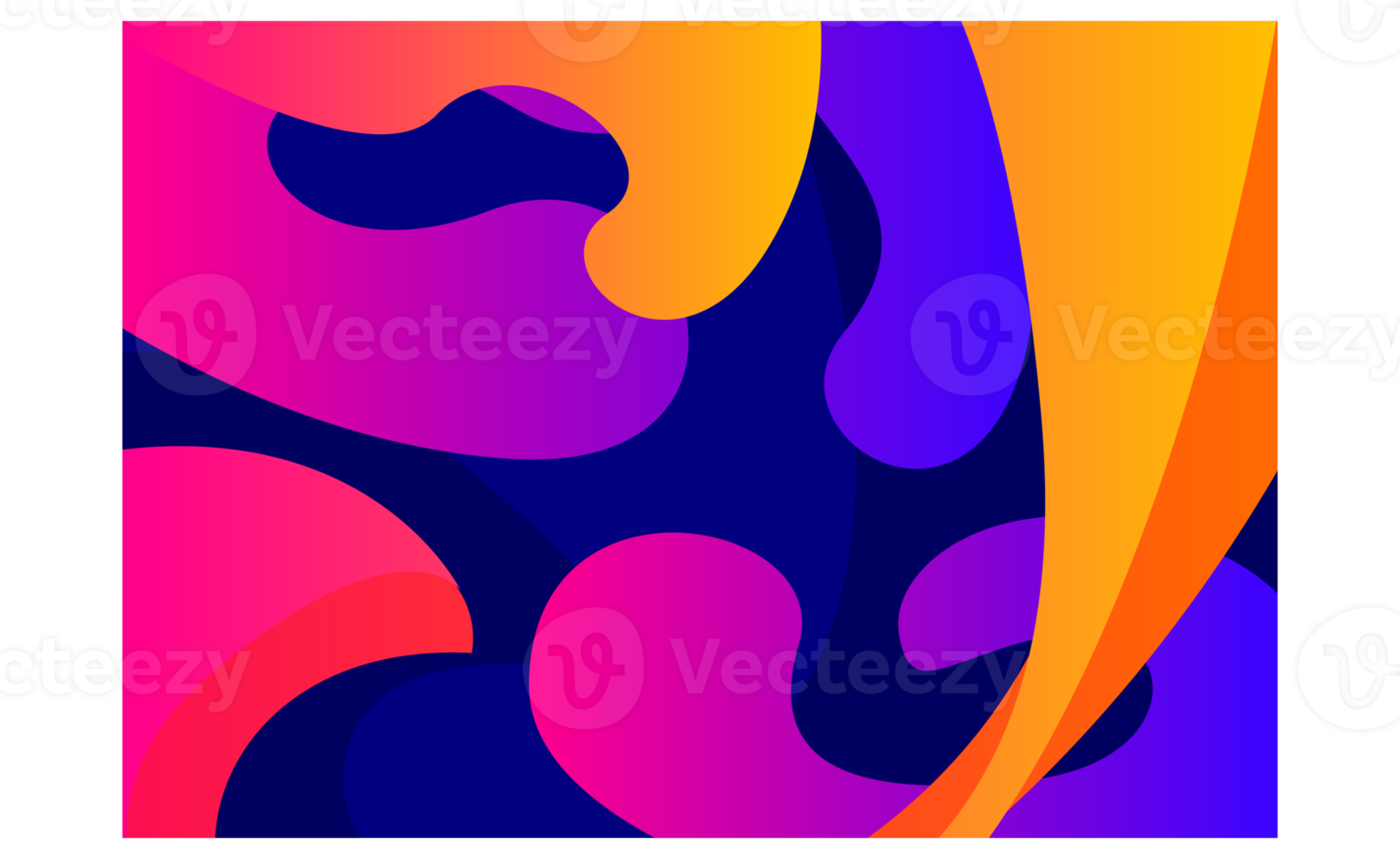 Abstract Liquid With Gradation Color Background png