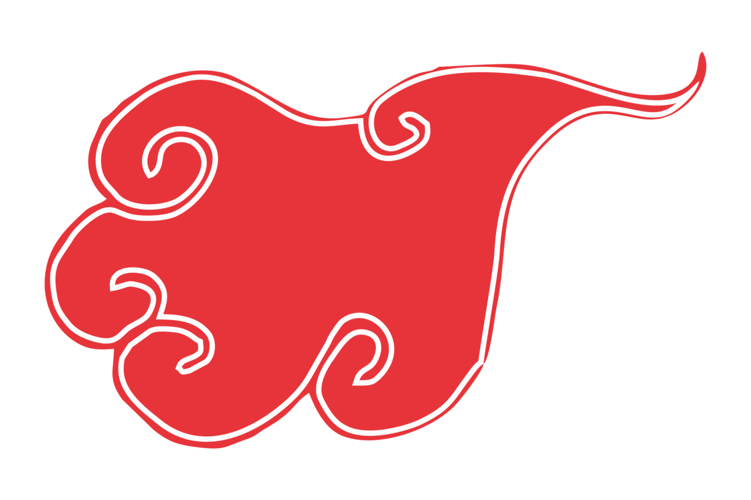 Red Cloud Ornament png