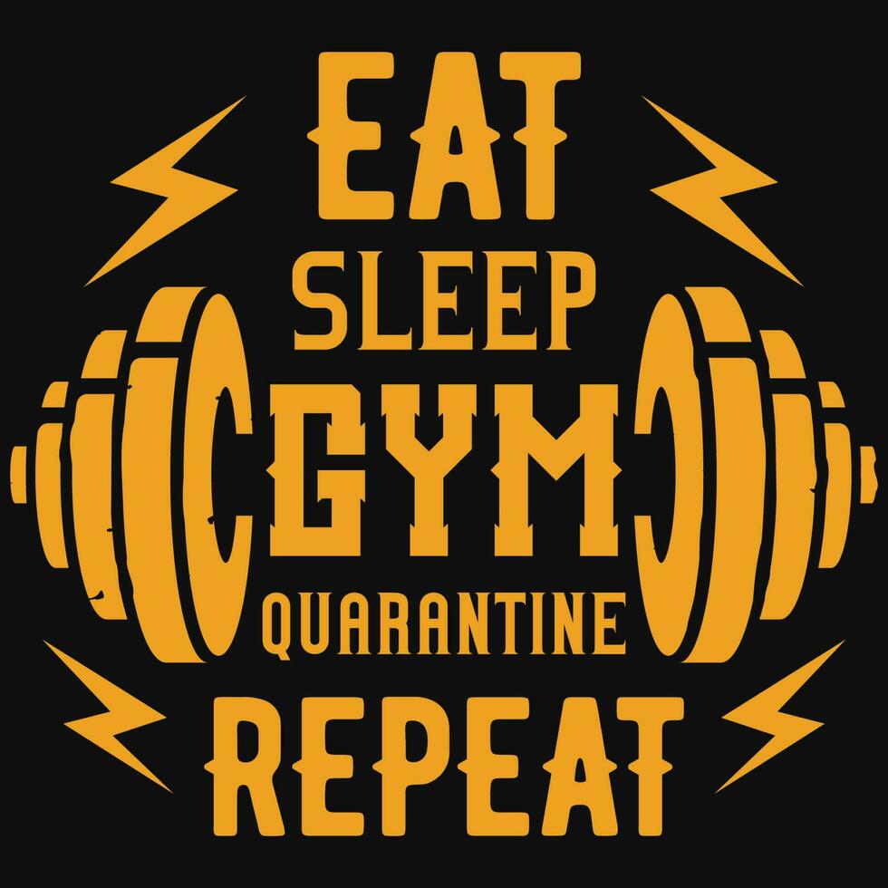Gym or fitness tshirt design vector design