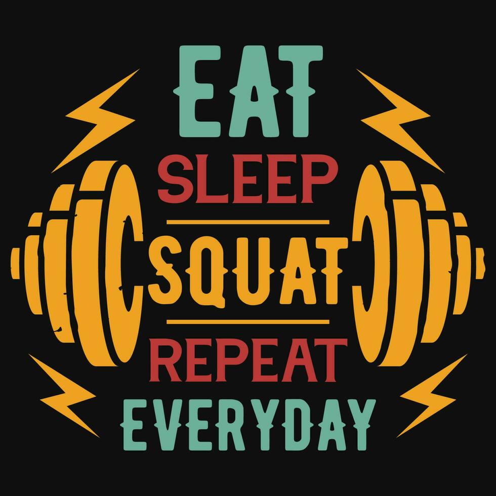 Gym or fitness tshirt design vector design