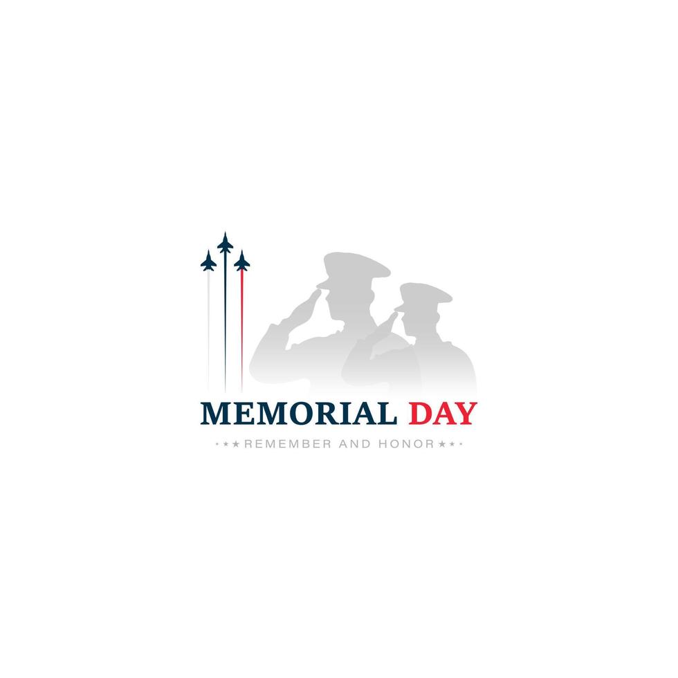 US Memorial Day vector illustration