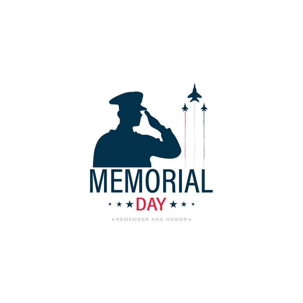 US Memorial Day vector illustration