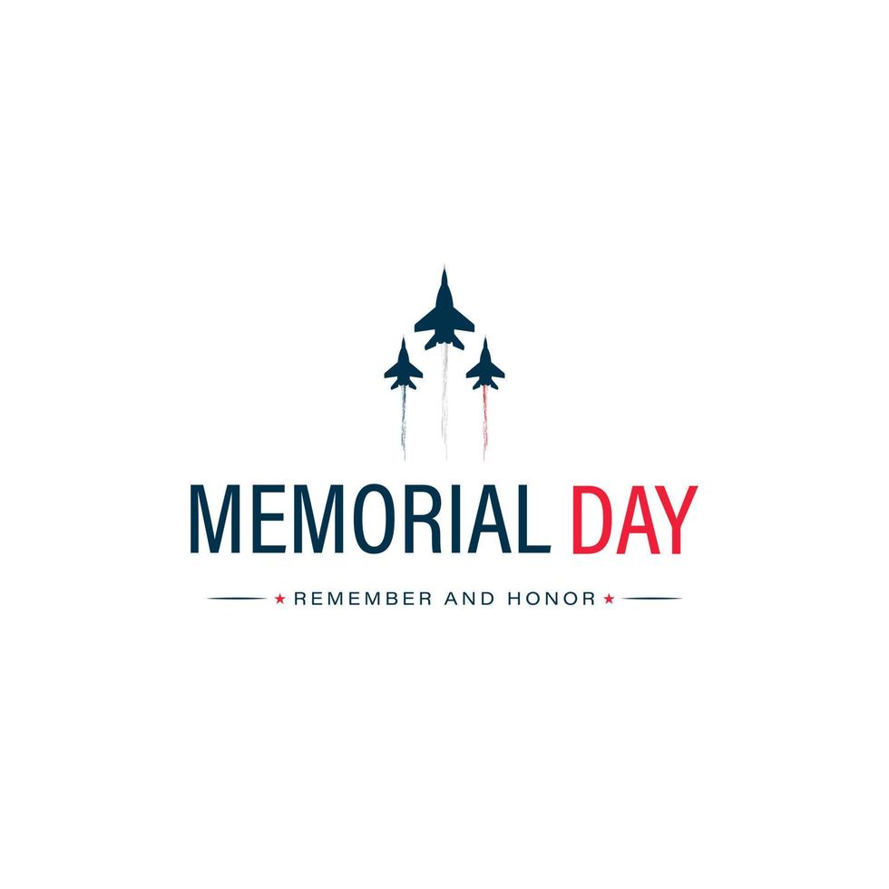 US Memorial Day vector illustration