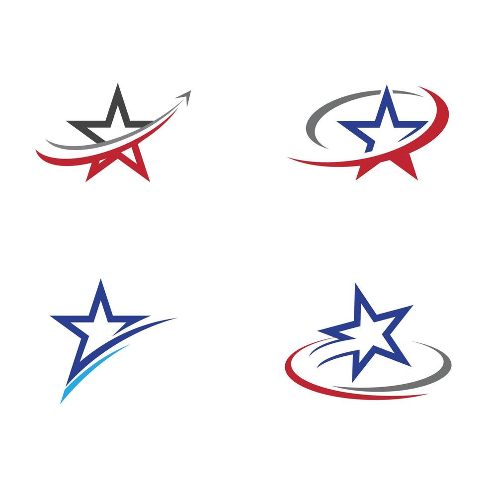 Star icon Template vector