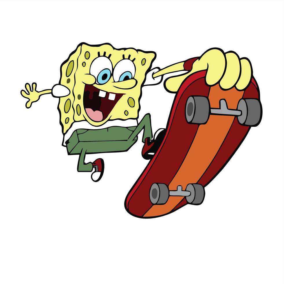 bob esponja pantalones Cuadrados dibujos animados vector