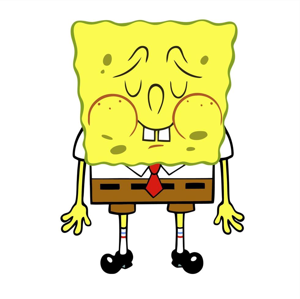 bob esponja pantalones Cuadrados dibujos animados vector