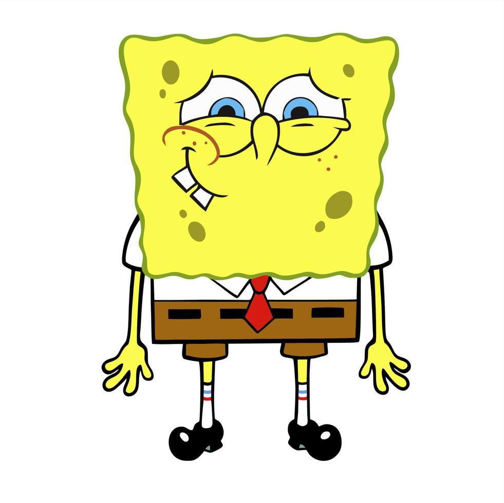 spongebob squarepants cartoon vector