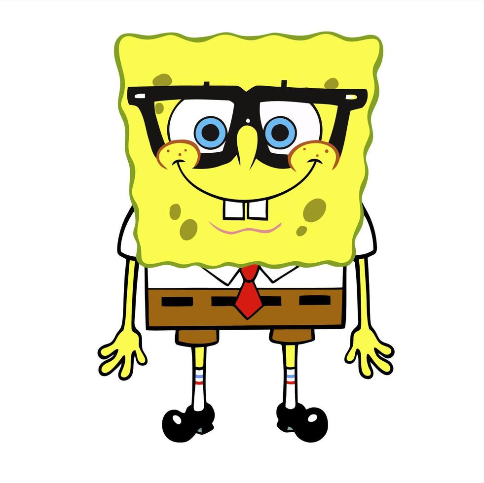 bob esponja pantalones Cuadrados dibujos animados vector