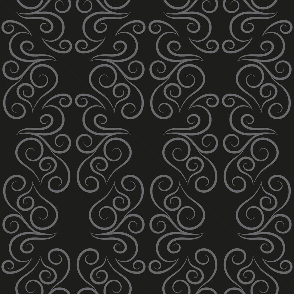 Seamless pattern, light linear pattern, monogram on a dark background. Design for banner, leaflet, print, poster, wallpaper, fabric. Abstract geometry. vector