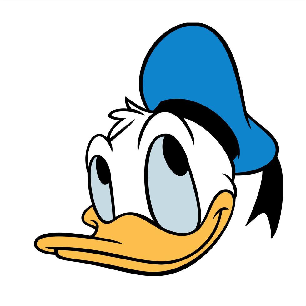 Donald Pato dibujos animados vector