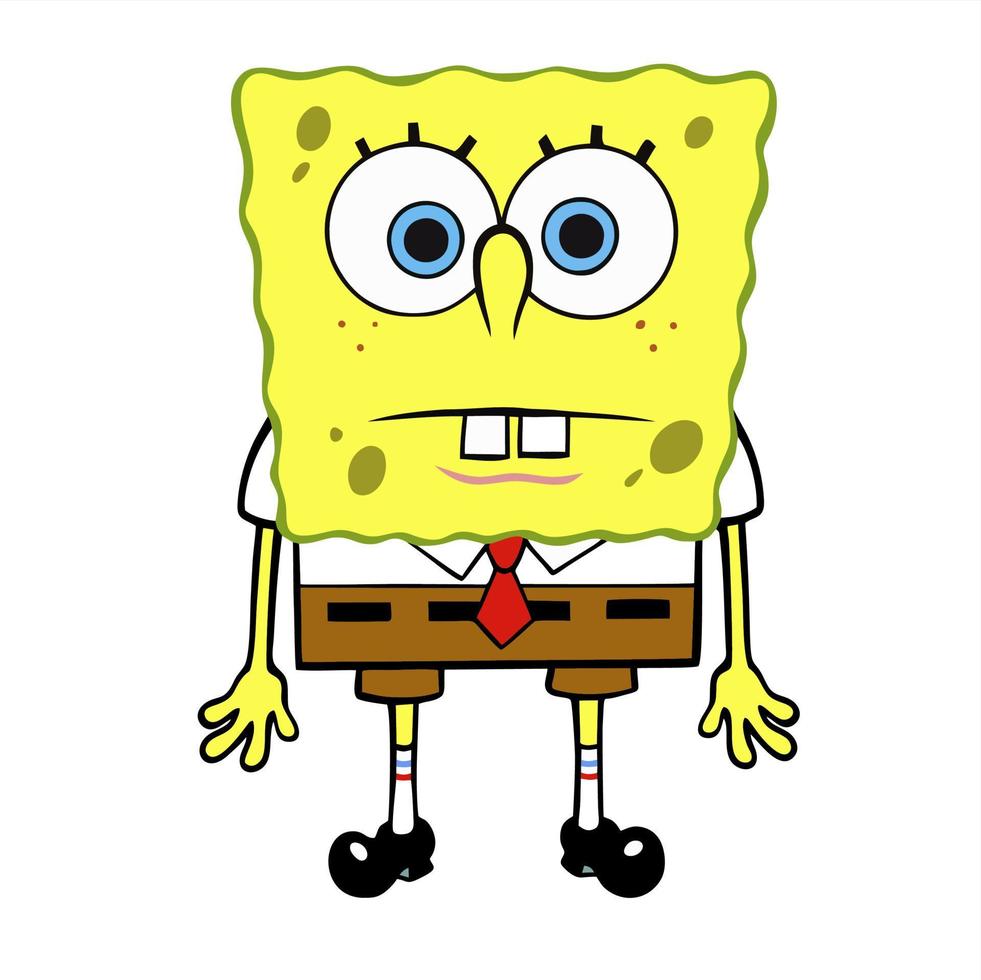 bob esponja pantalones Cuadrados dibujos animados vector