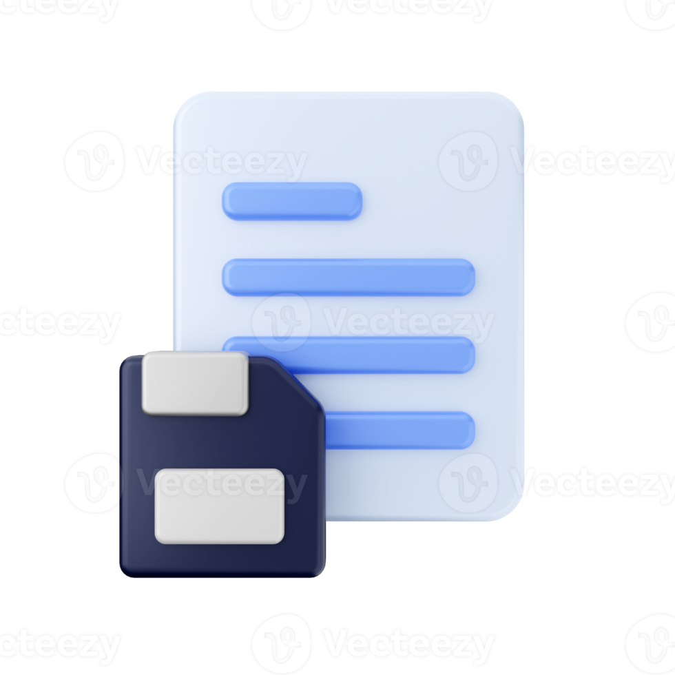 3d file folder icon illustration png