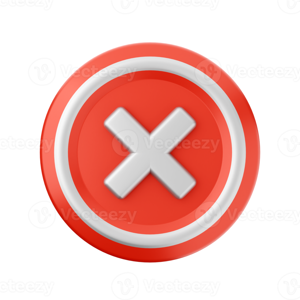 3d failed cross png